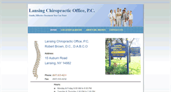 Desktop Screenshot of lansingchiropracticoffice.com